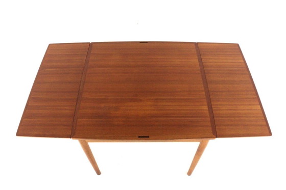 Tavolo da pranzo quadrato allungabile in teak Poul Hundevad, stile vintage danese. – Set da pranzo, Wood (photo 3 of 24)