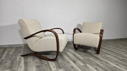 Set of H-269 Armchairs by Jindřich Halabala