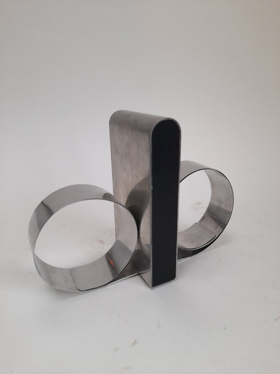 Image 1 of Andreas Mikkelsen extendable bookend for Georg Jensen