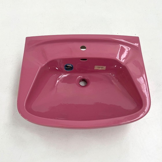 Image 1 of Lavabo rosa vintage di Keramag Keravit, anni '80