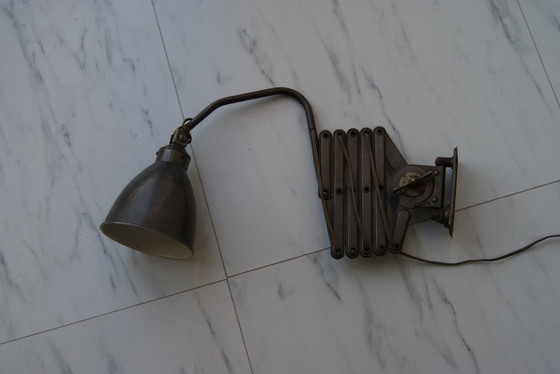 Image 1 of Industrial scissor lamp