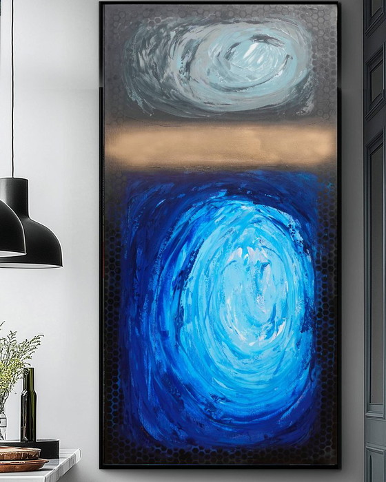 Abstract A1367 - Large Original Painting – Paintings & Drawings, Canvas (photo 3 of 16)