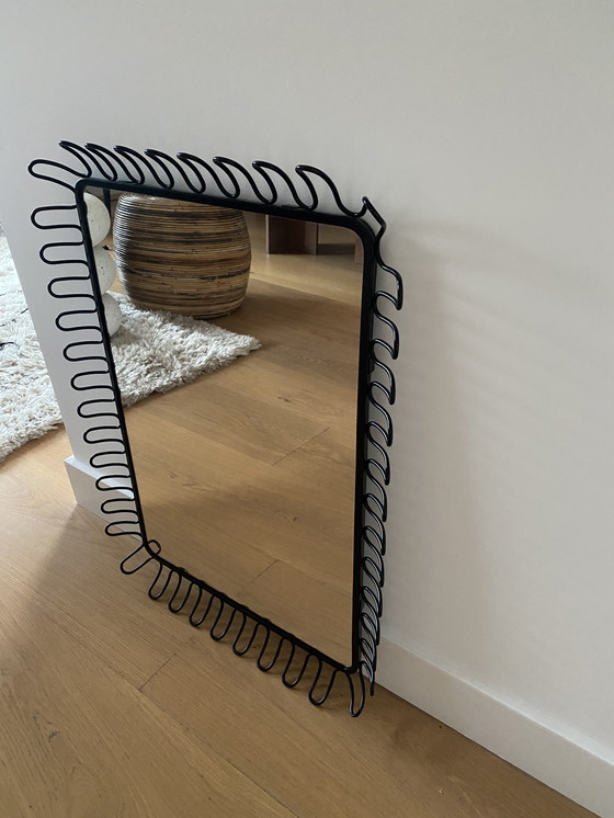Image 1 of Graphic Loop Mirror by IKEA ‘Mandal’