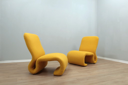 Paar 'Etcetera' Loungesessel Jan Ekselius 1970er