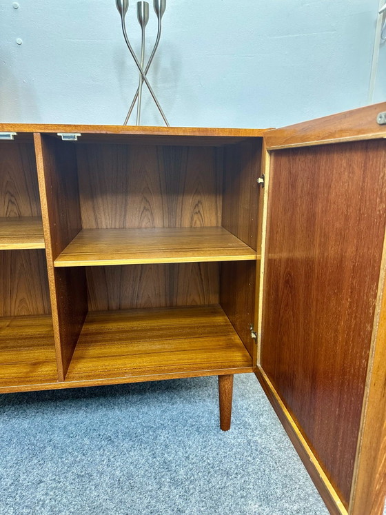 Buffet bas en teck design danois Mid Century, années 50 60 Vintage, Bois, Marron (photo 3 sur 11)