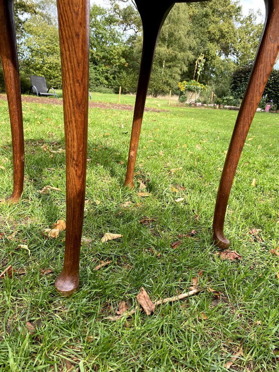 Image 1 of Mesa baja / Mesa auxiliar antigua de madera Luis XV