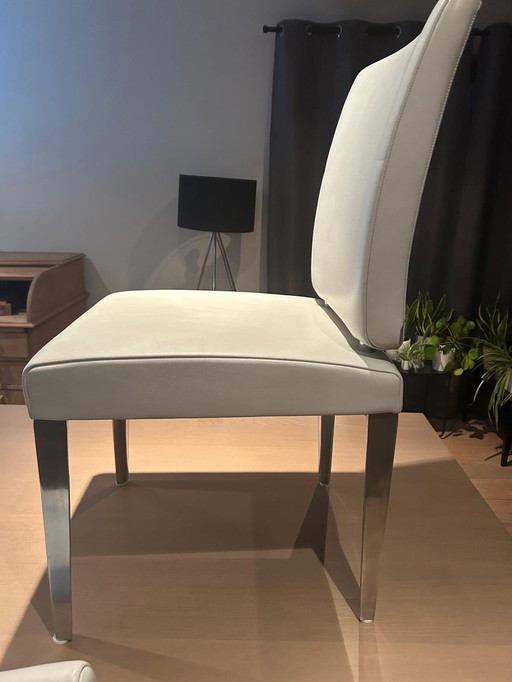 6 chaises Jori en cuir