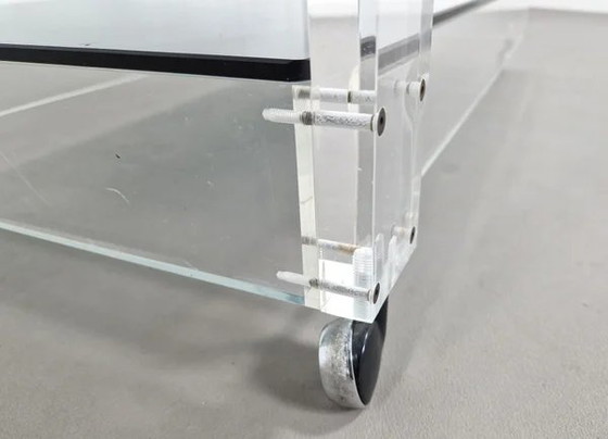 Carrello in Lucite e Vetro Fumè | Anni '70, Carrelli bar, Trasparente, Space Age (foto 8 di 8)