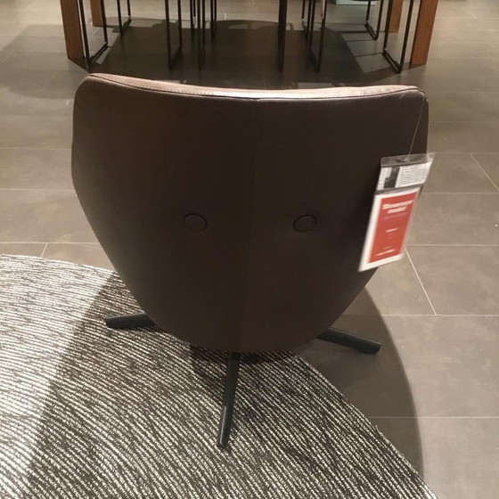 Montis Puk Low fauteuil – Leather, Wood (photo 3 of 4)
