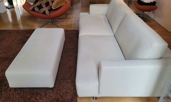 Image 1 of Cassina Nest 3-zitsbank + Pouf