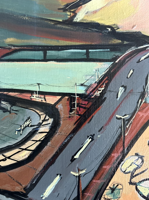 ‘Aerial’ – schilderijen tekeningen, Canvas (photo 2 of 5)