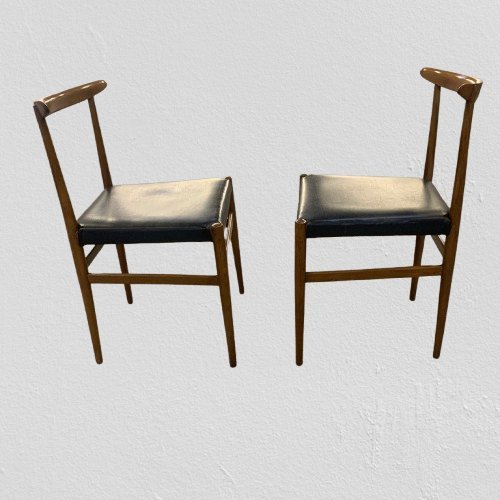 Image 1 of 6 Chaises de salle à manger Mid Century