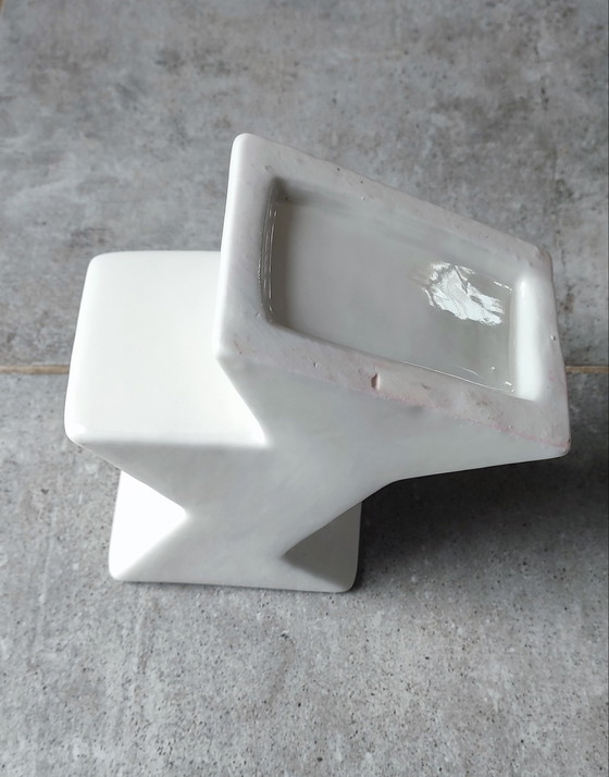 Image 1 of Art Deco ceramic double vase