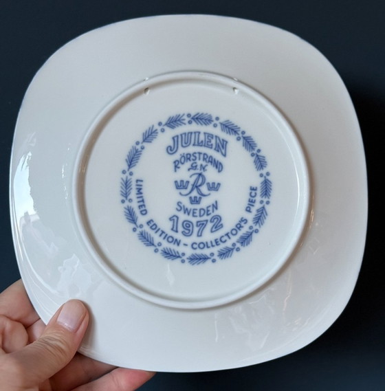 Image 1 of Rörstrand Julen set of 8 Gunnar Nylund plates