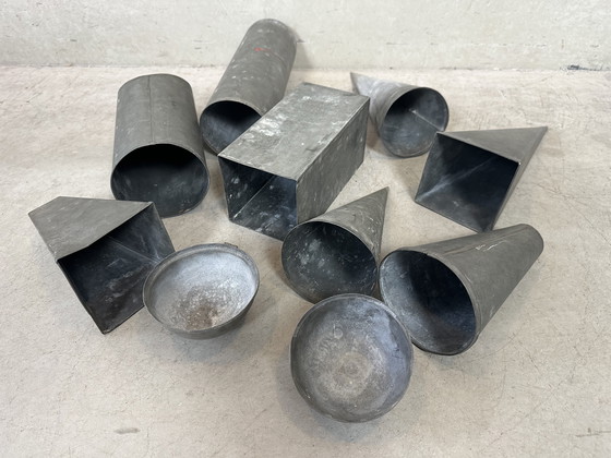 Image 1 of 9x Formas geométricas antiguas - zinc