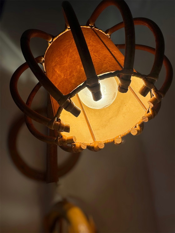 Image 1 of Appliques Louis Sognot bambou années 60