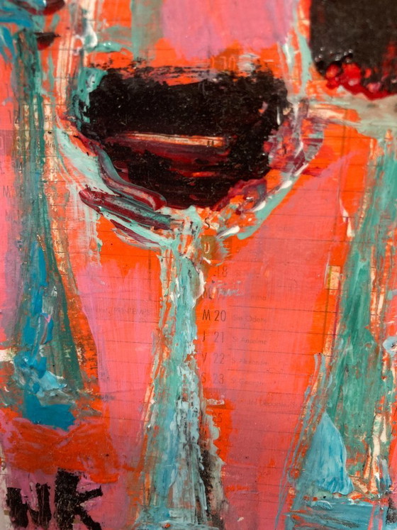 Image 1 of RED ON PINK