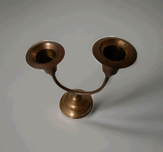 Image 1 of Messingkandelaber aus den 1950er Jahren