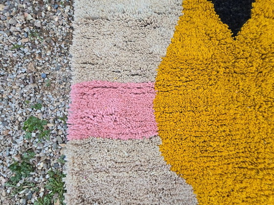Tappeto berbero in pura lana, fatto a mano, 250x150 cm, prodotto in Marocco. – Tappeti, Wool (photo 7 of 10)