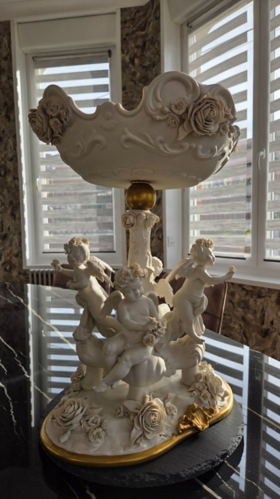 Image 1 of Cesare Villari - Scultura - Porcellana biscotto - XX secolo (Rif 3773)