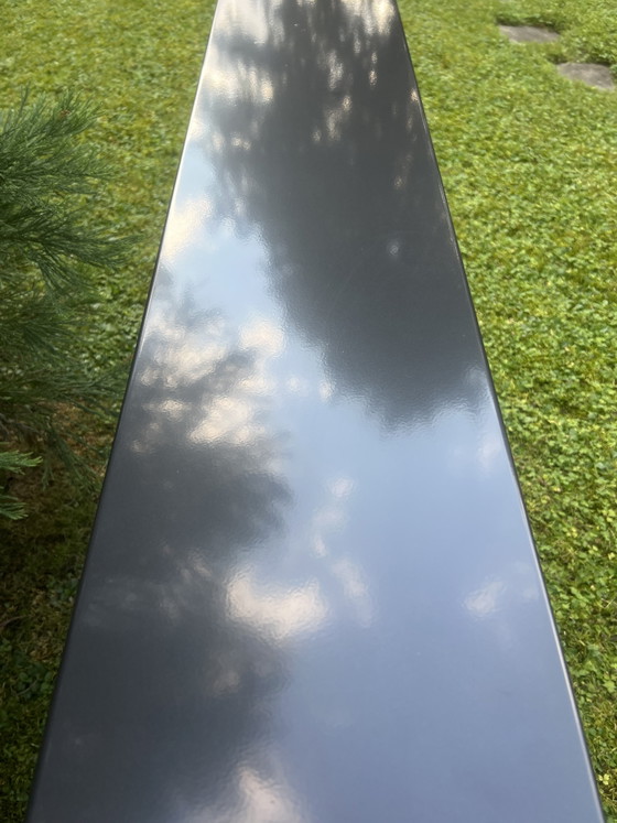 Image 1 of Huisarts "Fari" bijzettafelplank - Zwart, 120 x 24 x 85 cm