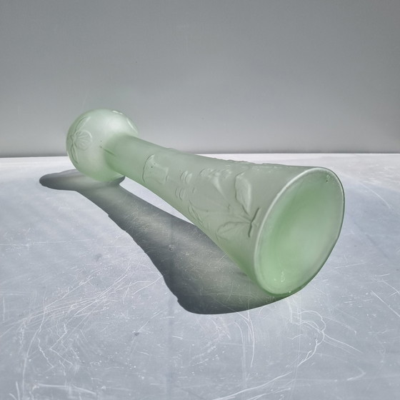 Image 1 of Josef Rindskopf frosted Pepita Vase Art Nouveau 