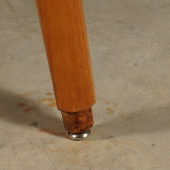 Image 1 of Table basse vintage en noyer – réglable – années 1970