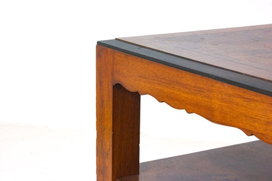 Image 1 of Burlwood Art Deco Table