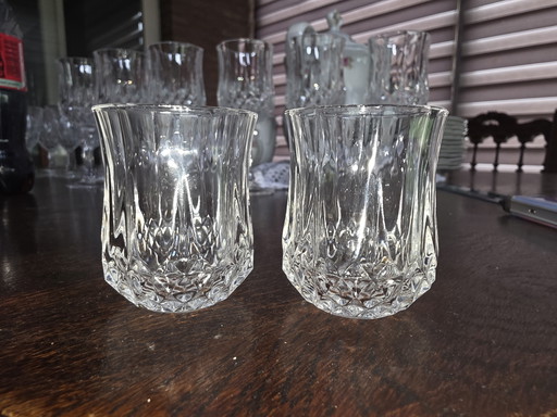 2st likeurglaasje "longchamp" Cristal d'Arque