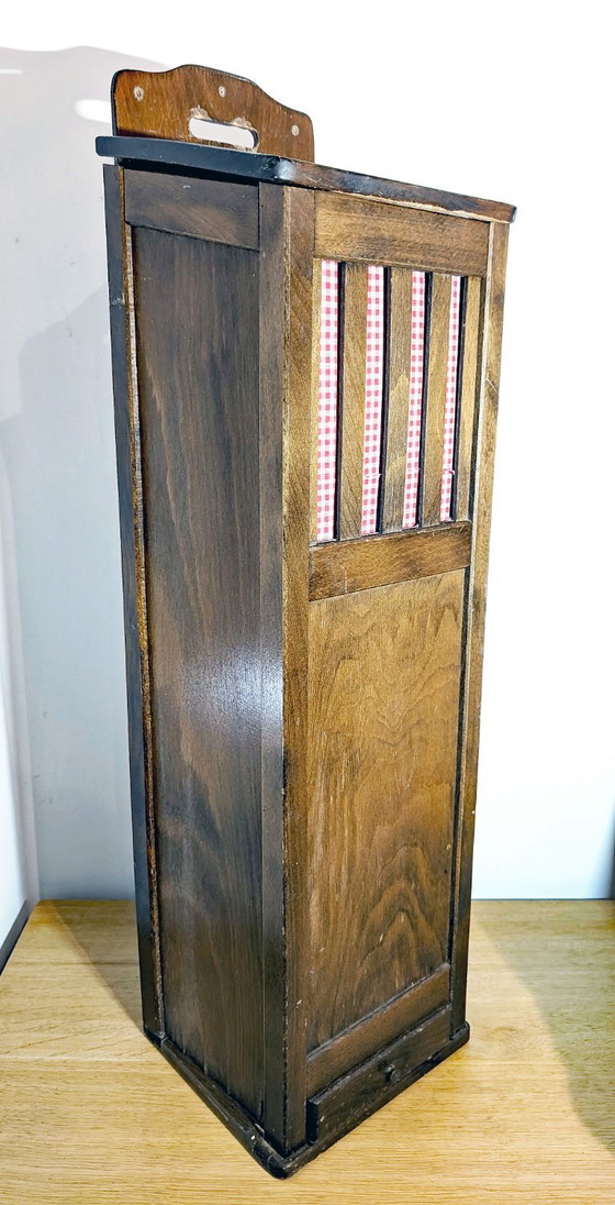Rustic Bread Cabinet – Storage cabinet, Textile, Wood (photo 3 of 10)