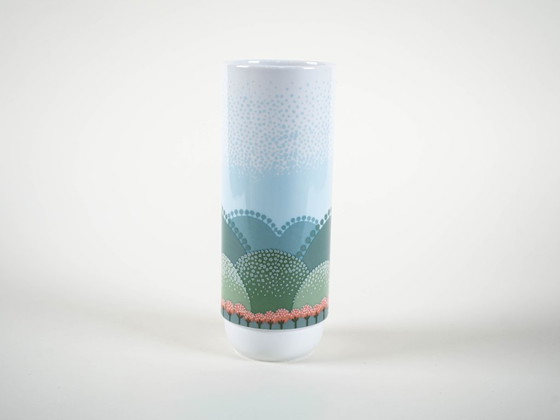 Image 1 of Porcelain vase, European design, 1970s, designers: A. Pozzi & I. Rabuzin, manufacturer: Rosenthal