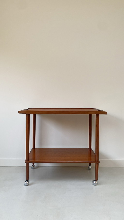Vintage Wooden Trolley by Opal Möbel
