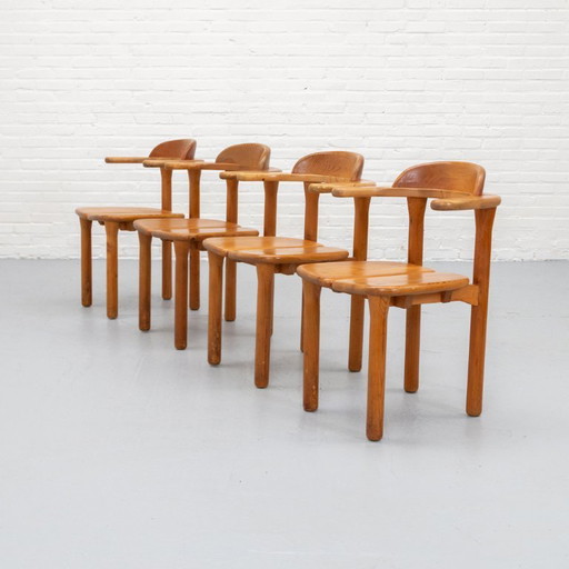 Set van 4 Team 7 Opus Eetkamerstoelen '80s