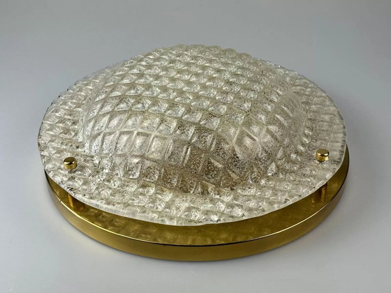 Image 1 of Lampada da soffitto Plafoniere anni '60 e '70 di Fischer Leuchten Germania Space Age