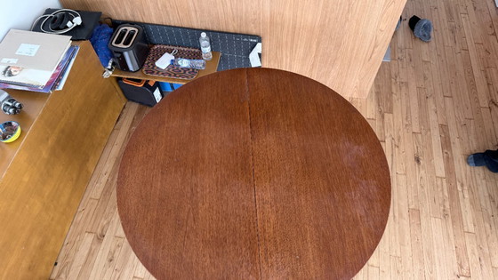 Image 1 of Classic extendable wooden dining table - 110cm