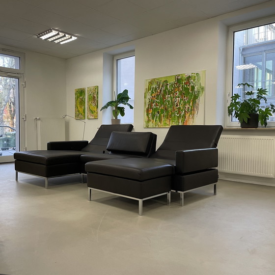 Image 1 of Sofá funcional Brühl Tomo, sofá esquinero, sofá de cuero L, sofá relax