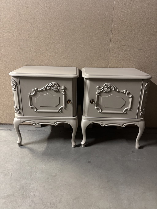 Brocante nachtkastjes