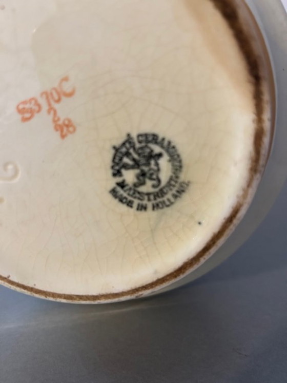 Image 1 of Société Céramique - Vase with Art Deco decoration