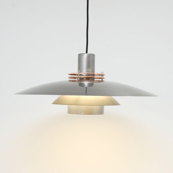 Image 1 of Grafiet Scandinavische Top Lamper lamp, jaren 70