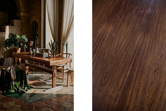 Image 1 of Vintage Mid-Century German Modern Rosewood Adjustable Console from E.M.Ü., 1960s