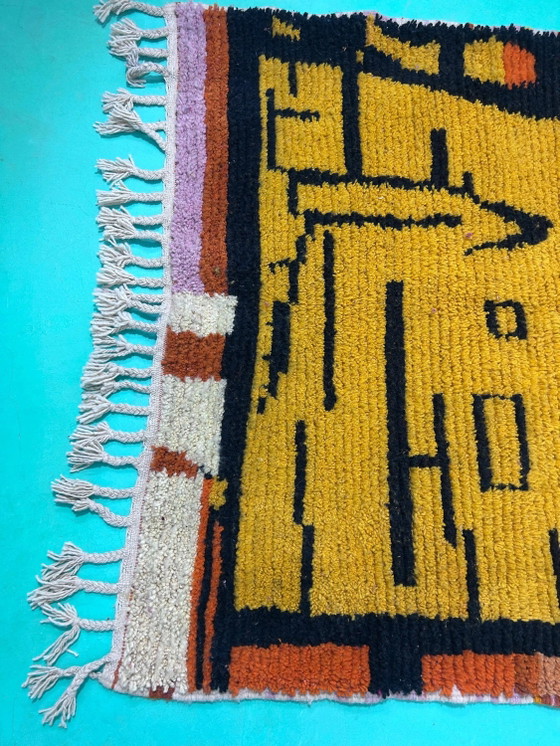 Tapis en laine traditionnel fait main 3 x 2 m – Wool (photo 4 of 15)