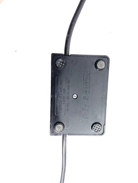 Image 1 of Italienische Halogen Stehleuchte Bogenleuchte Muranoglasschirm von Missoni 80er