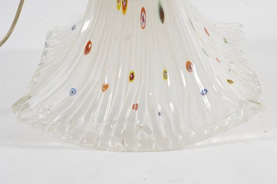 Image 1 of Postmoderne Italiaanse Murano glazen luster 80s