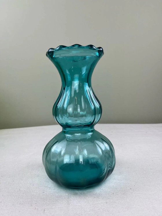 Vaso vintage blu laguna – Vasi, Crystal, Glass (photo 6 of 6)