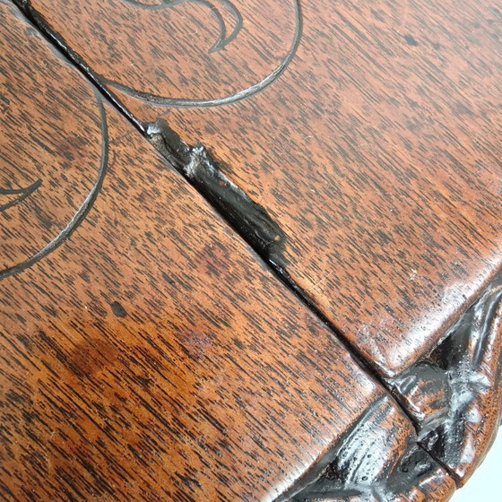 Image 1 of Black Forest Center Table by Matthijs Horrix for Horrix The Hague, 1890s