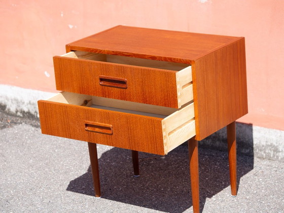 Deense vintage teakhouten ladekast uit de jaren 60 – Ladekasten, Wood (photo 8 of 12)