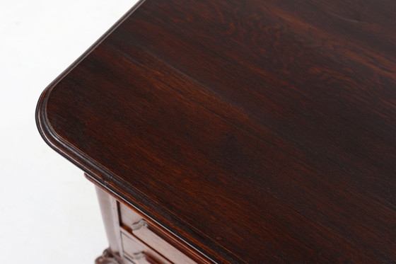 Image 1 of Cómoda antigua francesa de roble tallado