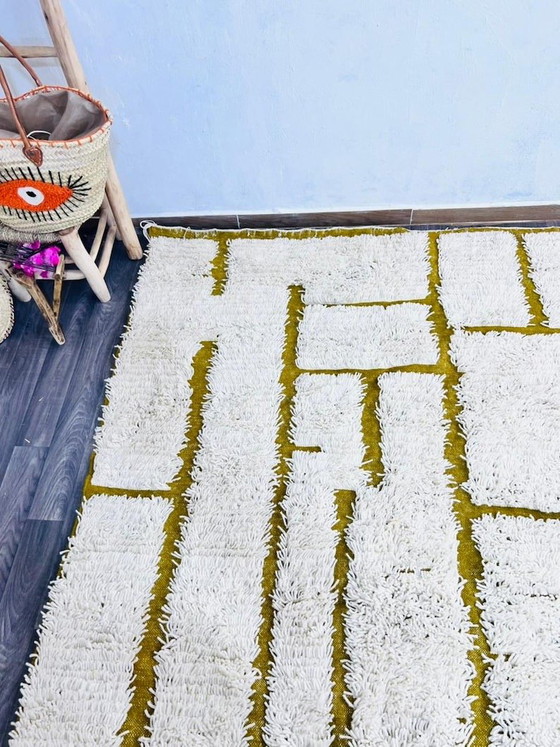 Image 1 of Handgemaakt vloerkleed van zuivere wol, traditioneel vakmanschap, 1,5/2,5 m