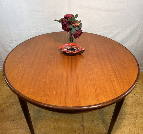 Image 1 of Mid Century Retro Vintage Teak Round Dining Table G-Plan 1960-1970 British Design Classic