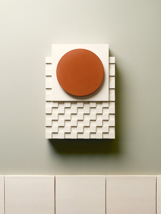 Image 1 of Sculptures murales en béton - ensemble de 3